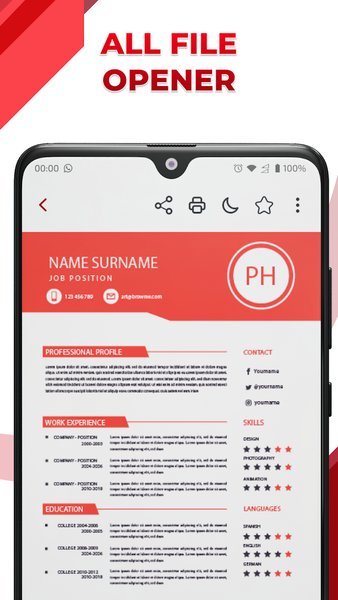 All PDF - View & Reader - Image screenshot of android app