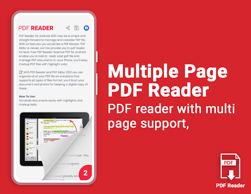 PDF Reader & Viewer, All Tools - عکس برنامه موبایلی اندروید