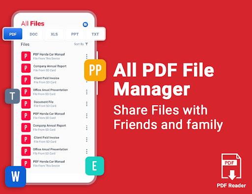 PDF Reader & Viewer, All Tools - عکس برنامه موبایلی اندروید