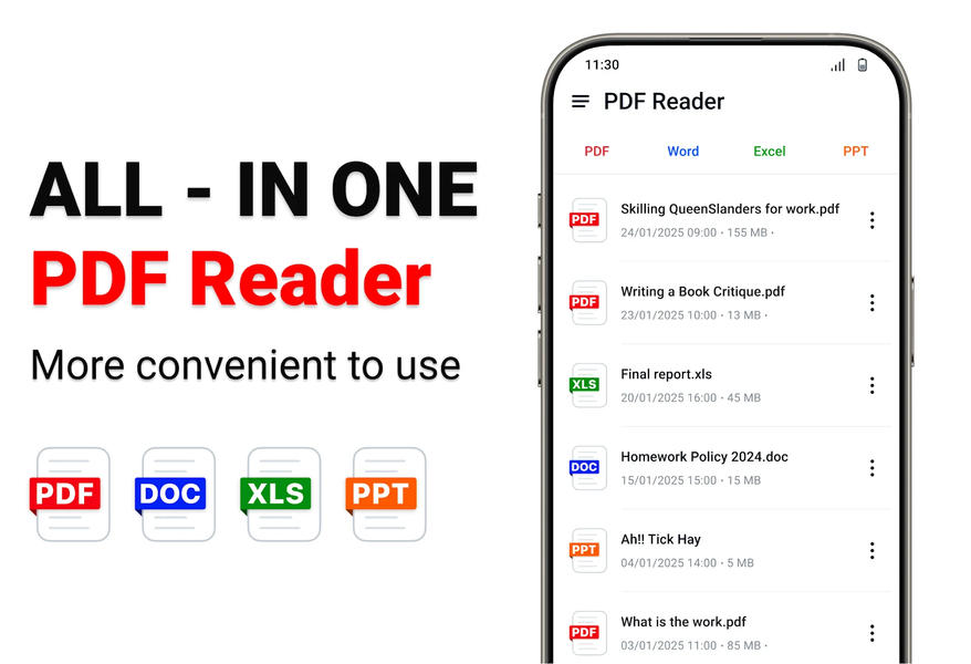 PDF Reader - All Scanner - عکس برنامه موبایلی اندروید