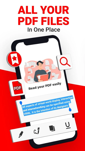 PDF Viewer - PDF Reader - عکس برنامه موبایلی اندروید