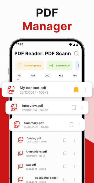 PDF Reader: PDF Scanner & Edit - عکس برنامه موبایلی اندروید