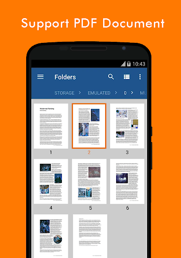 PDF File Reader ۲۰۱۸ - عکس برنامه موبایلی اندروید