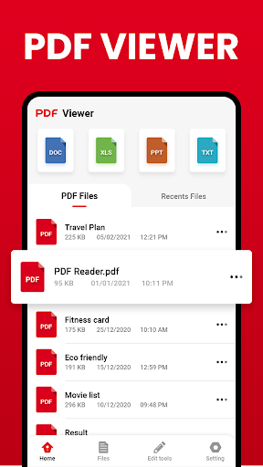 PDF reader - Image to PDF - عکس برنامه موبایلی اندروید