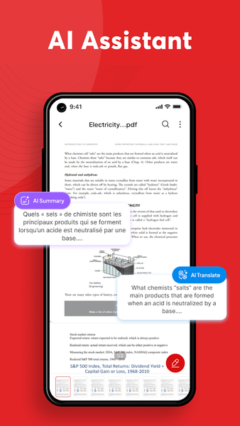 PDF Reader & Document Editor - عکس برنامه موبایلی اندروید