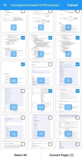 PDF to Image converter - JPG/J - عکس برنامه موبایلی اندروید