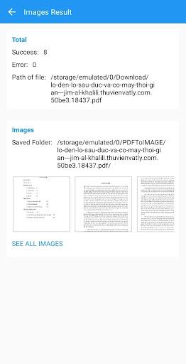 PDF to Image converter - JPG/J - عکس برنامه موبایلی اندروید