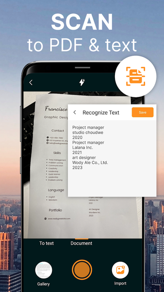 PDF Reader PDF Scanner - عکس برنامه موبایلی اندروید