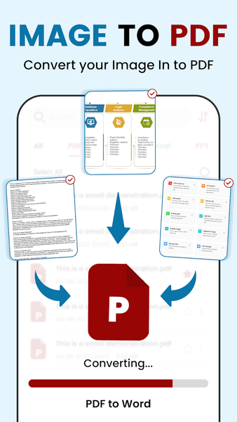 PDF to Word Converter - Image screenshot of android app