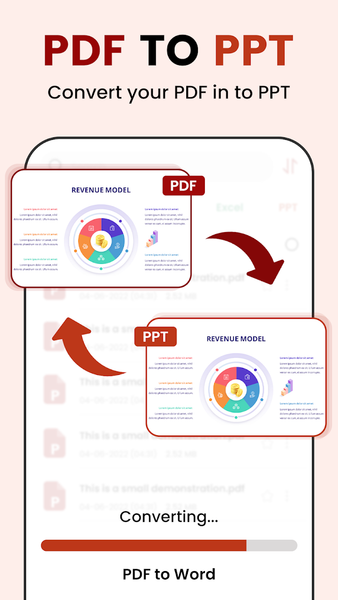 PDF to Word Converter - Image screenshot of android app