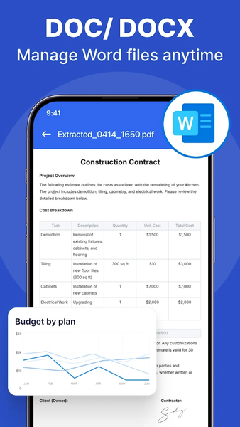 PDF Reader & Document Viewer - عکس برنامه موبایلی اندروید