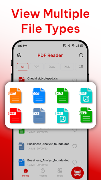 PDF Viewer & Document Scanner - عکس برنامه موبایلی اندروید