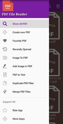 PDF File Reader - عکس برنامه موبایلی اندروید