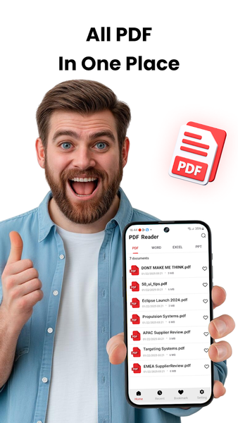 PDF Reader: View PDF File - Image screenshot of android app