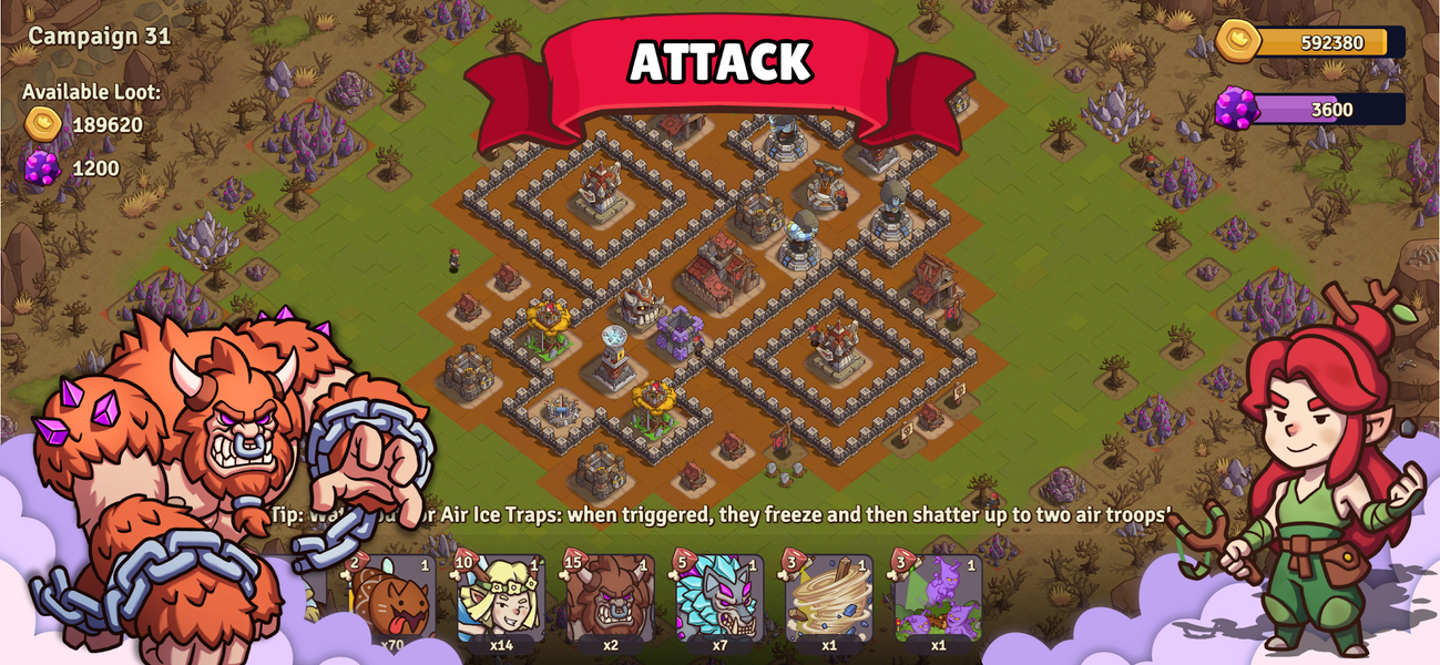 Bandits vs. Lords: Epic Clash - Gameplay image of android game