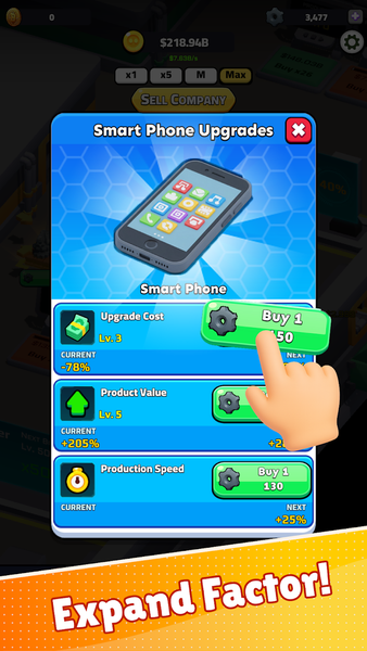 Idle Tech Entrepreneur - عکس بازی موبایلی اندروید