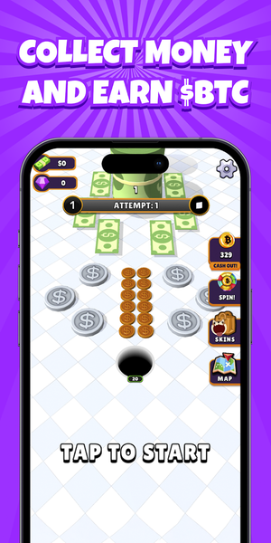 Bitcoin Hole - Gameplay image of android game