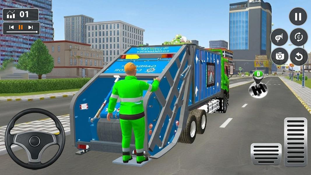 City Garbage Trash Truck Game - عکس بازی موبایلی اندروید
