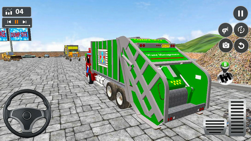 City Garbage Trash Truck Game - عکس بازی موبایلی اندروید