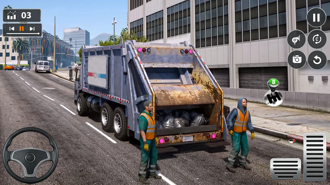 City Garbage Trash Truck Game - عکس بازی موبایلی اندروید