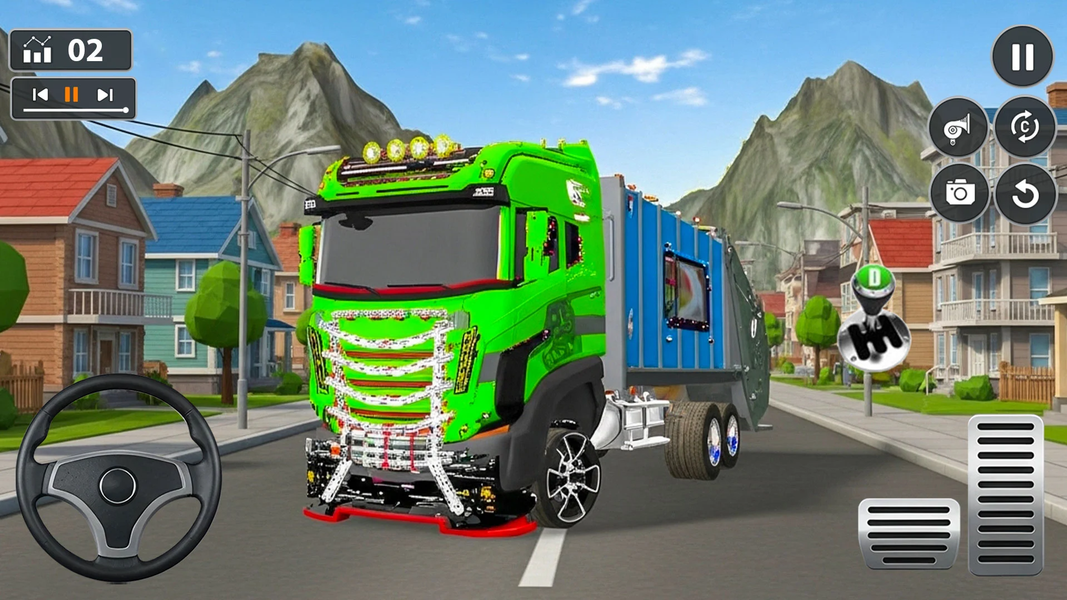 City Garbage Trash Truck Game - عکس بازی موبایلی اندروید