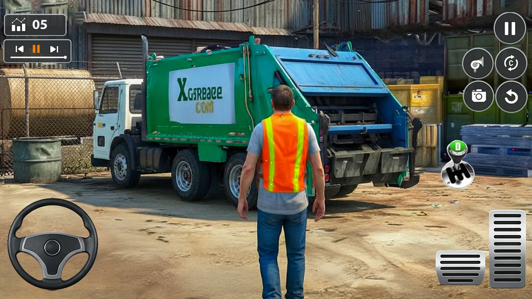 City Garbage Trash Truck Game - عکس بازی موبایلی اندروید
