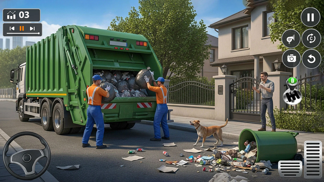 City Garbage Trash Truck Game - عکس بازی موبایلی اندروید