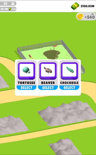 Idle Zoo - عکس بازی موبایلی اندروید