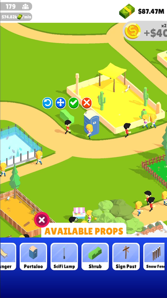 Idle Zoo - Gameplay image of android game