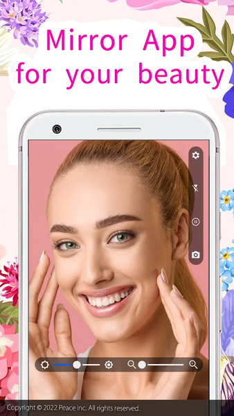 Mirror App - Check your makeup - Image screenshot of android app