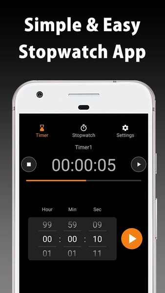 Timer & Stopwatch - عکس برنامه موبایلی اندروید