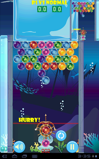 (HD) Ocean Bubble Shooter - Gameplay image of android game