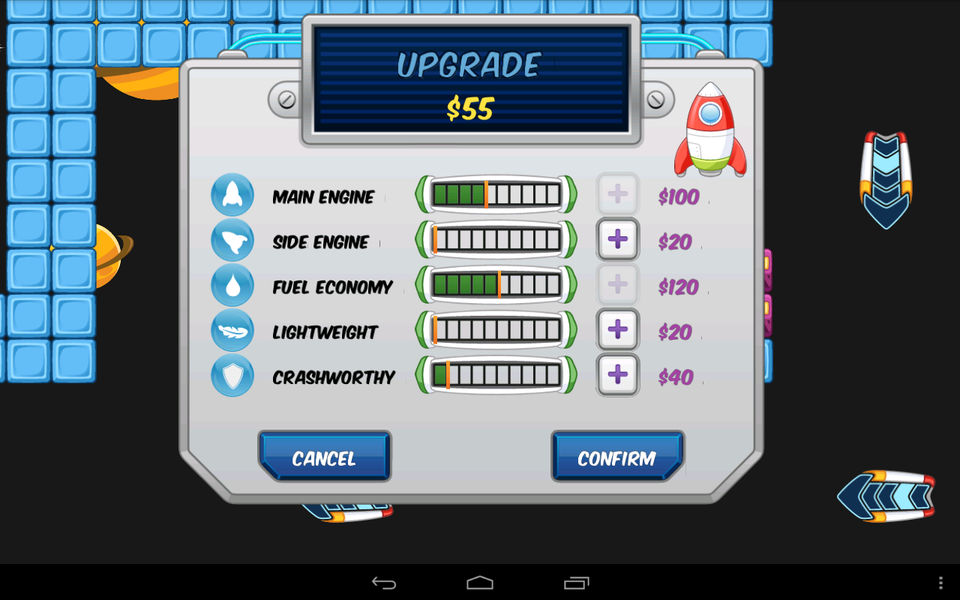 Rocket Driver - Gameplay image of android game