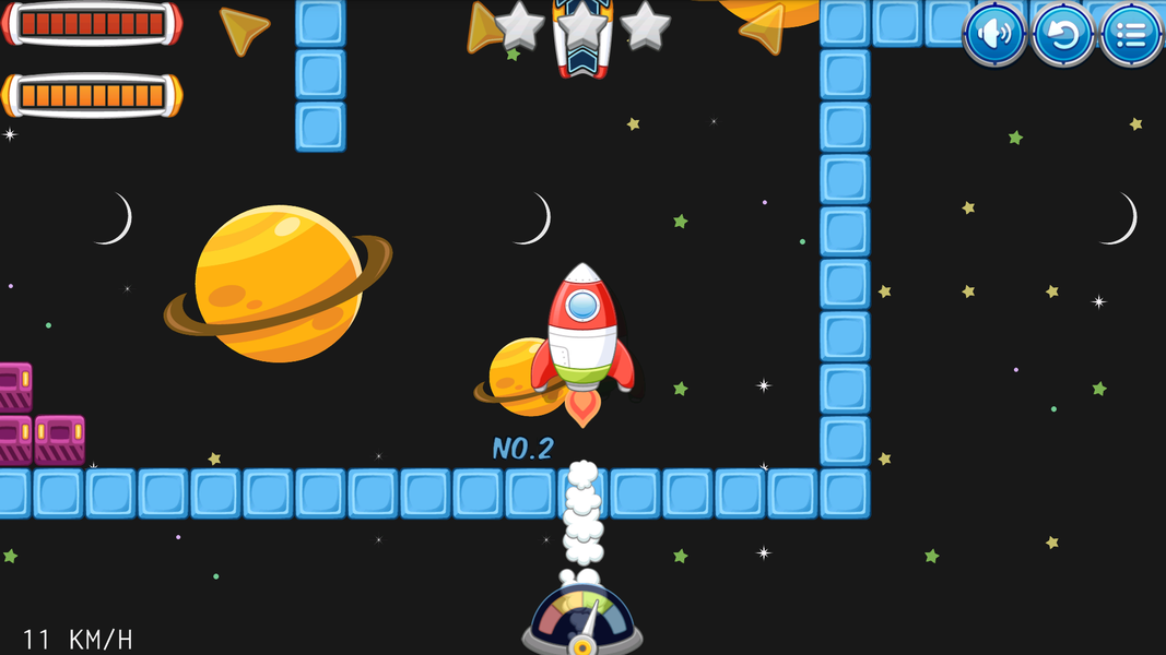 Rocket Driver - Gameplay image of android game