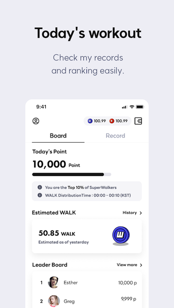 SuperWalk-Step counter&Rewards - Image screenshot of android app