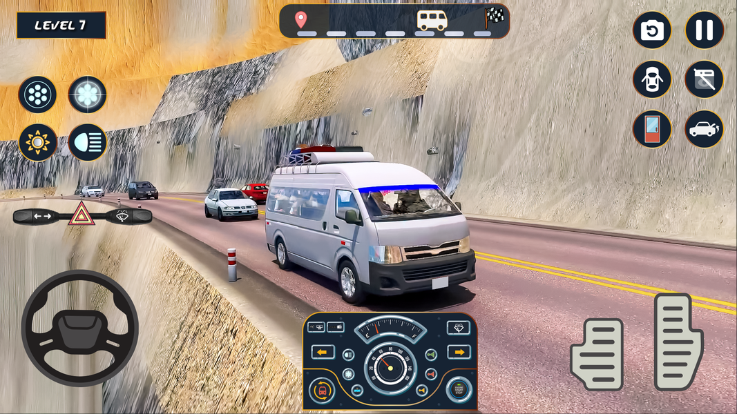 Van Simulator Dubai Van Games - Gameplay image of android game