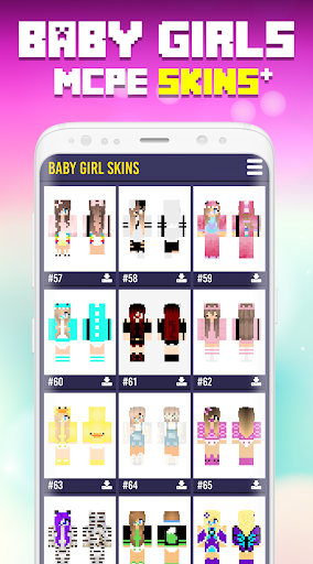 Cute Baby Girls Skins - Image screenshot of android app
