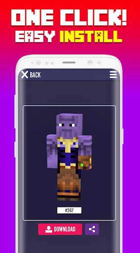 Superhero Skins - عکس برنامه موبایلی اندروید