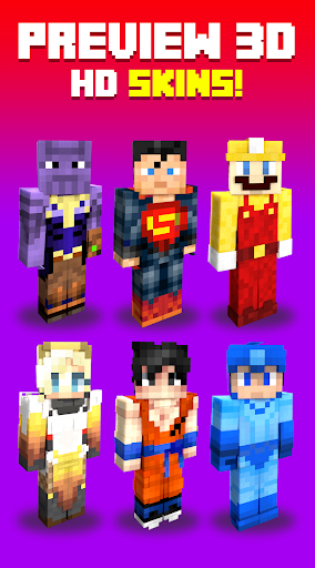 Superhero Skins - عکس برنامه موبایلی اندروید