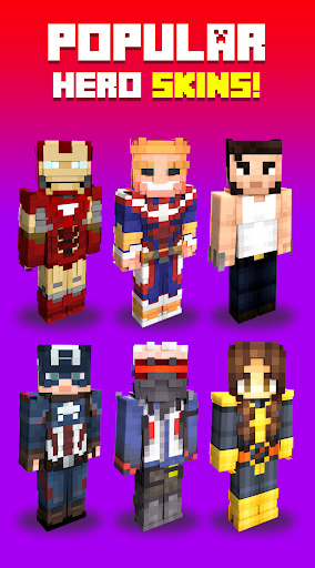 Superhero Skins - عکس برنامه موبایلی اندروید