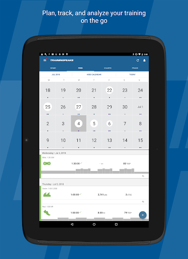 TrainingPeaks - عکس برنامه موبایلی اندروید