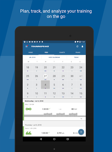TrainingPeaks - عکس برنامه موبایلی اندروید