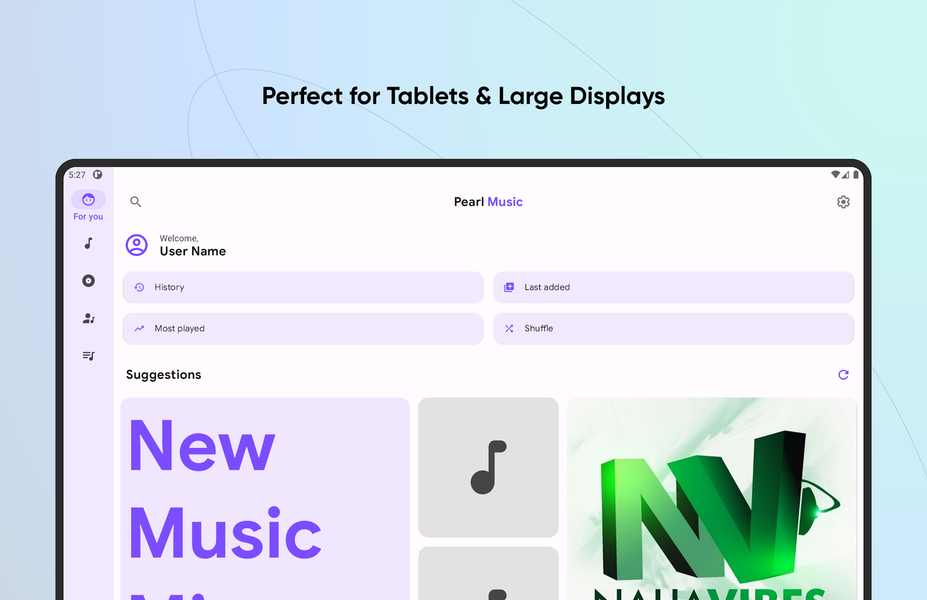 Pearl Music Player - عکس برنامه موبایلی اندروید