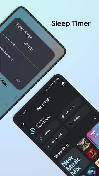 Pearl Music Player - عکس برنامه موبایلی اندروید