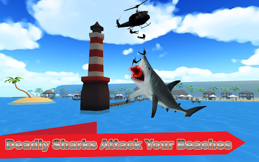 Shark Hunting 3d : Shark Games - Gameplay image of android game