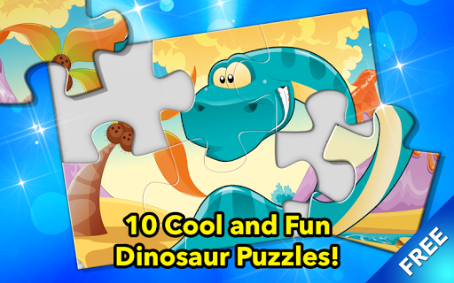 Dinosaur puzzles for toddlers - Image screenshot of android app