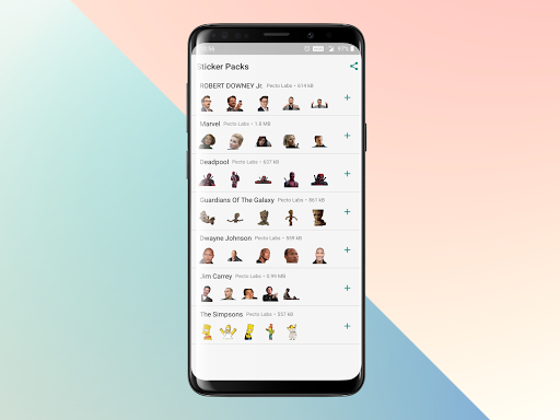 Stickerz - Image screenshot of android app