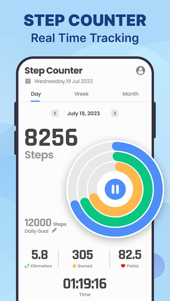 Step Counter and Pedometer - عکس برنامه موبایلی اندروید