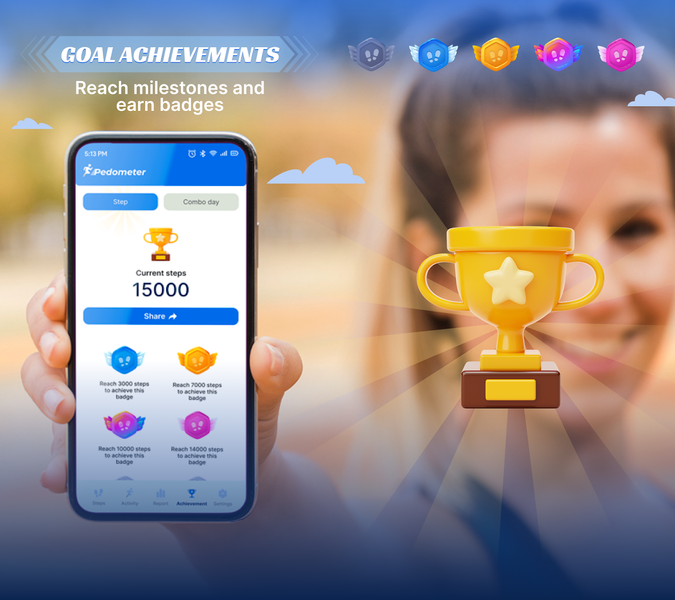 Walk Log – Pedometer Counter - عکس برنامه موبایلی اندروید