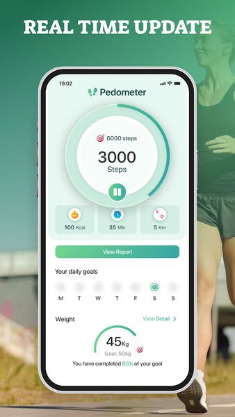 Pedometer - Daily Step Goal - Image screenshot of android app